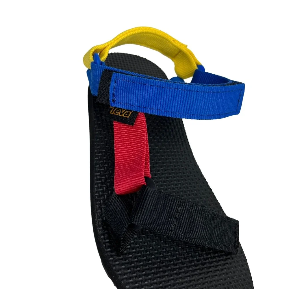 Teva Toddler Boys Girls Sport Sandal Size 8 Black-Multi Adjust‎ Straps Open Toe